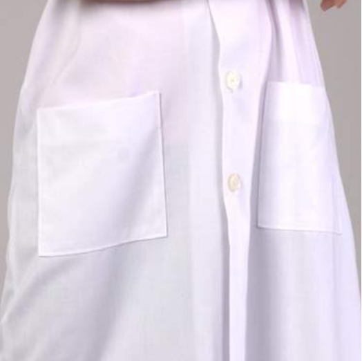 Bata de laboratorio manga corta 175g - Imagen 3