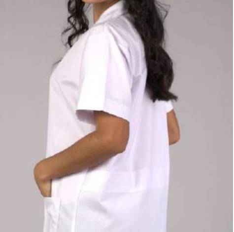 Bata de laboratorio manga corta 175g - Imagen 2