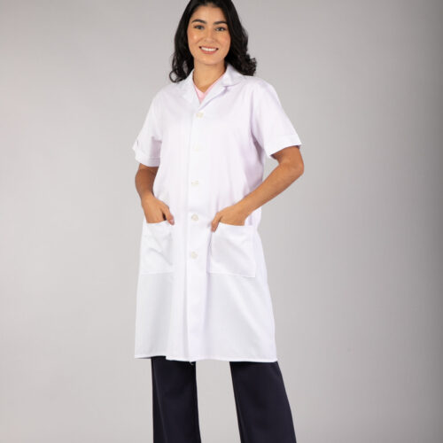 Bata de laboratorio manga corta 175g