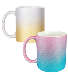 GLITTER cup for sublimation