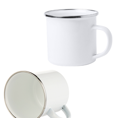 cup enamel WHITE