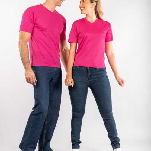 T-SHIRT U-FIT V-NECK 160g