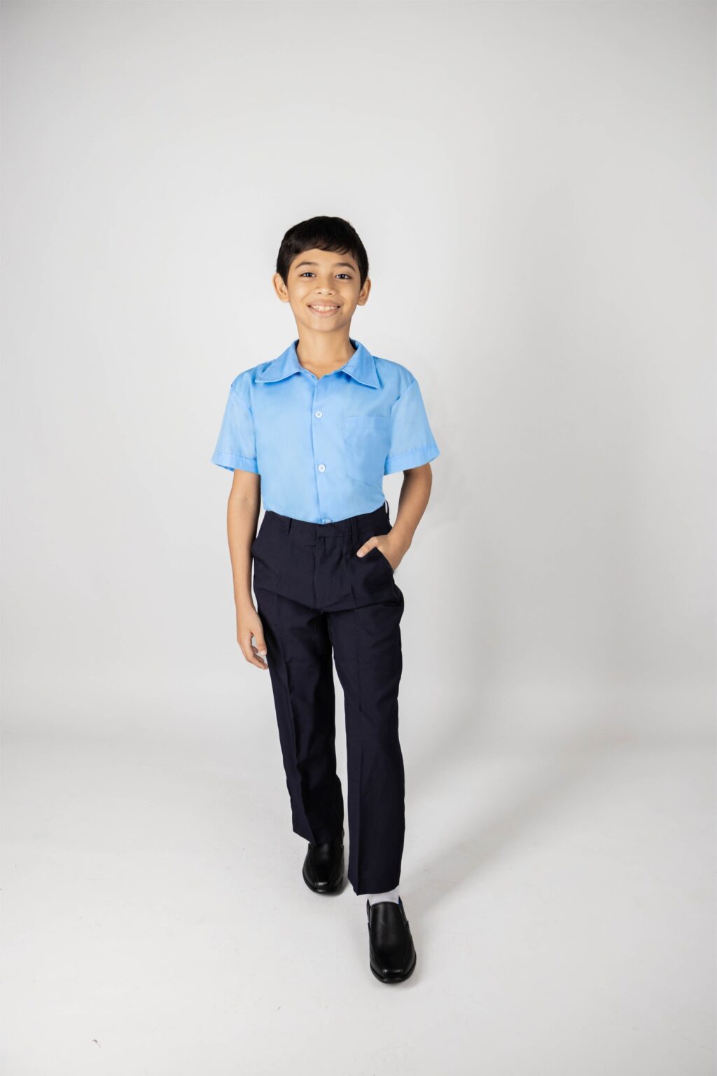 SKY BLUE school SHIRT