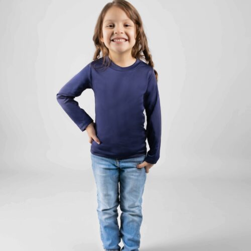 T-SHIRT SPANDEX R-NECK LONG SLEEVE