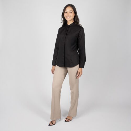 women's CNECK SLIM CUT SHIRT 170G